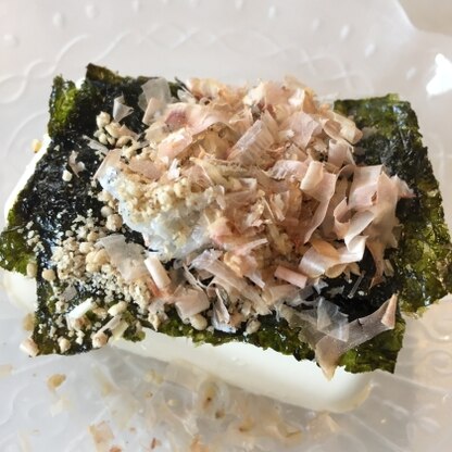 豆腐に海苔、良いですね♪初めてです^ - ^レシピ、ありがとうございました！